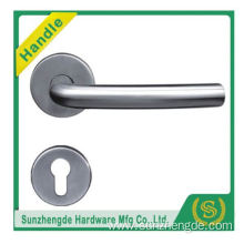 SZD STH-102 Fireproof satin nickel door handle with escutcheons